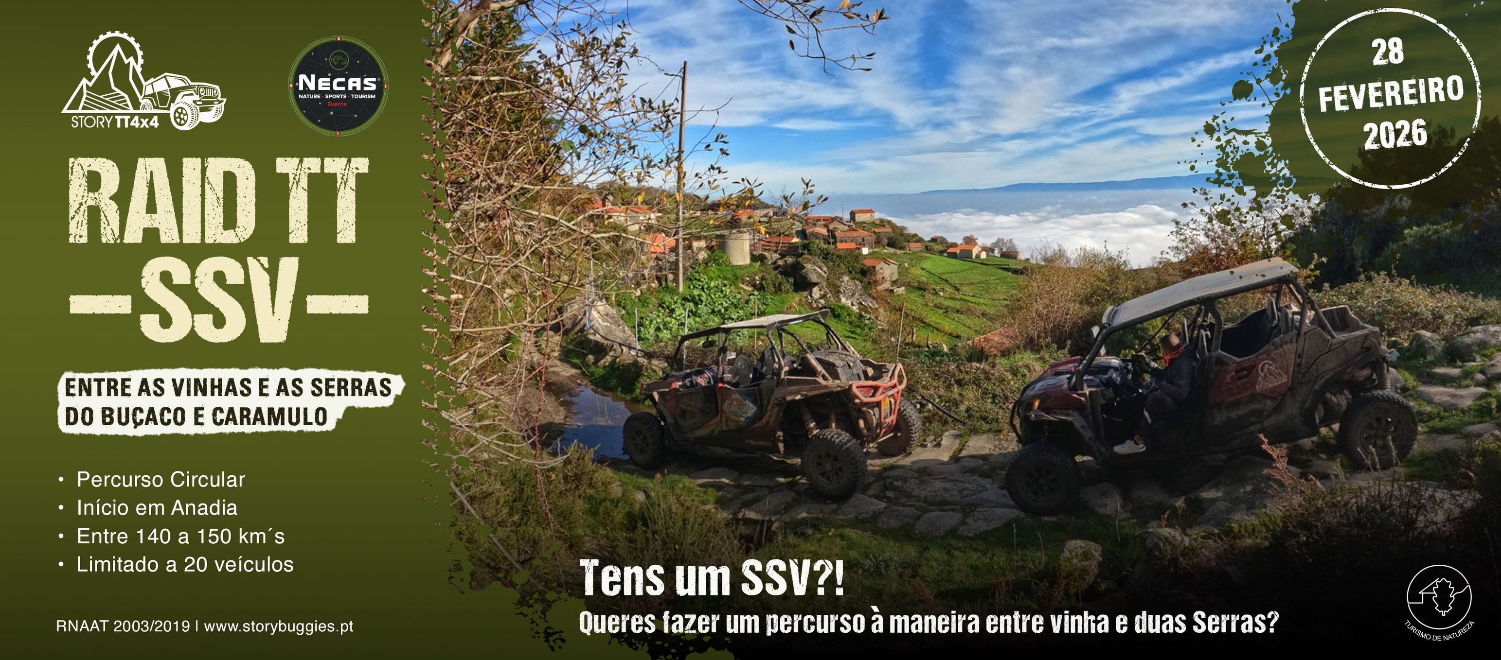 II Raid TT SSV - Vinhas - Serra do Buçaco - Caramulo