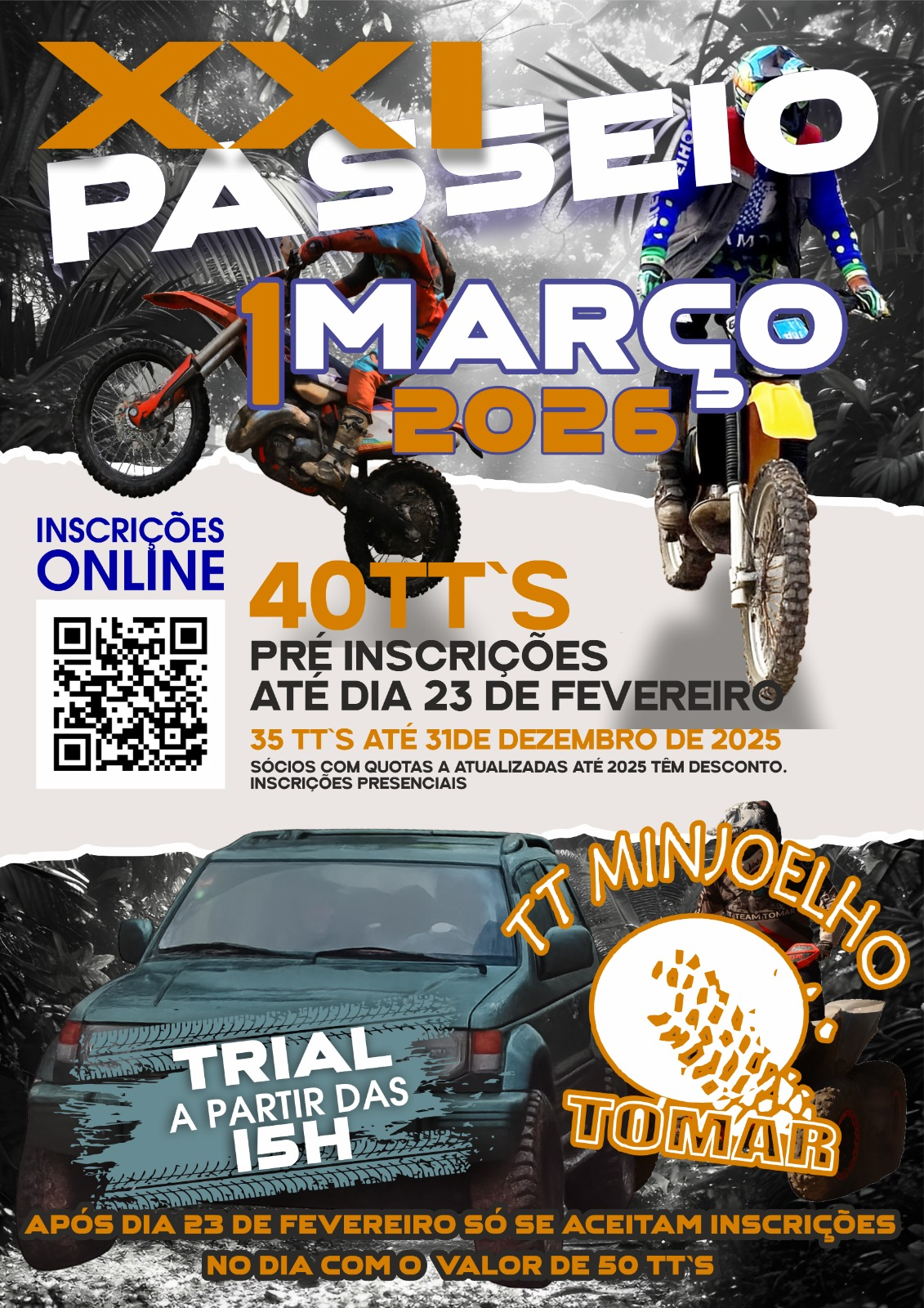 XXI PASSEIO ANUAL 2026 - TTMinijoelho