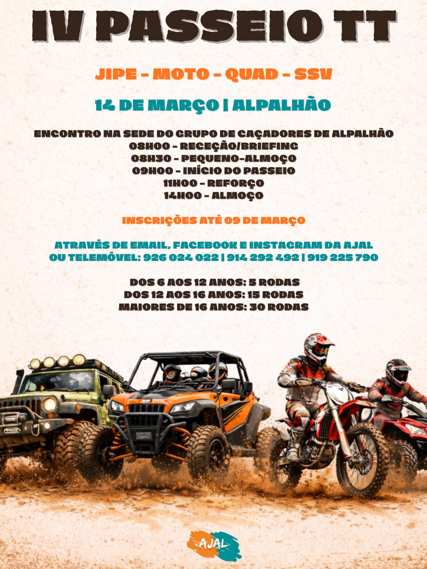 IV PASSEIO TT da AJAL