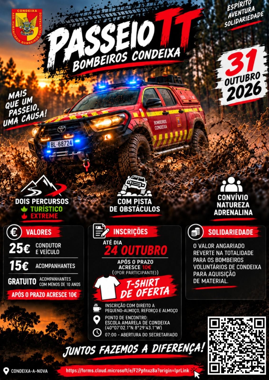 Passeio TT Bombeiros - Condeixa
