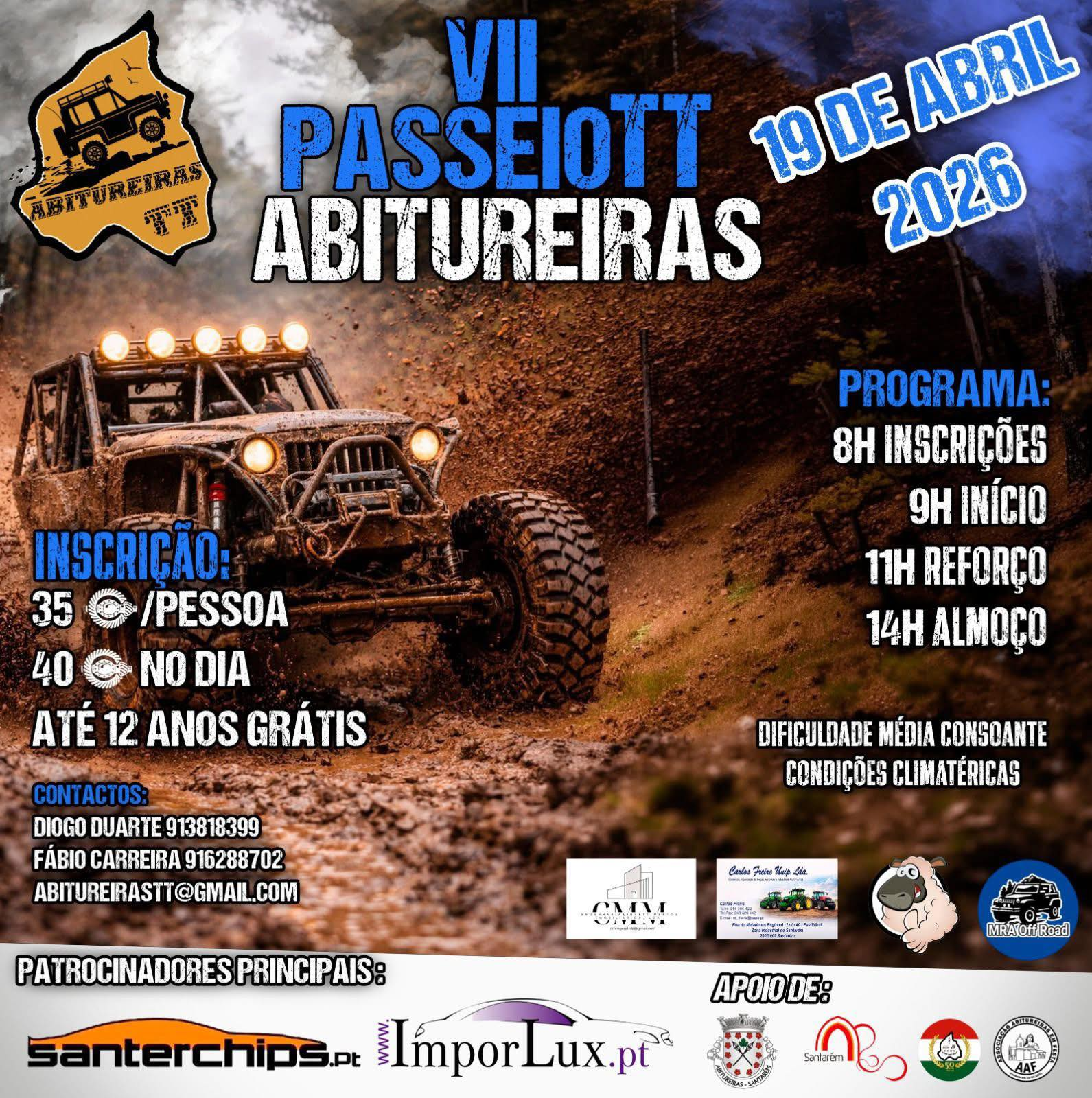 VII PASSEIO TT - Abitureiras