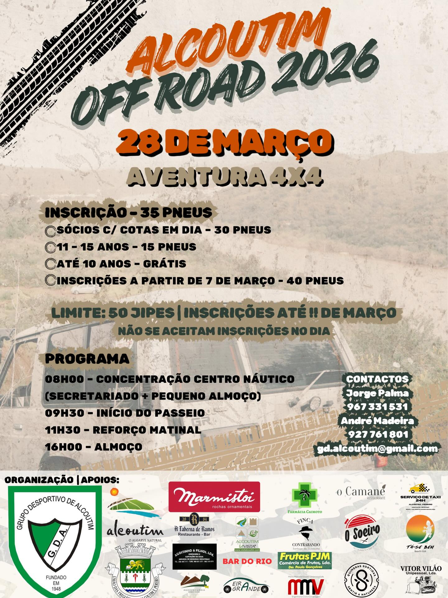 Aventura 4x4 - Alcoutim Off Road 2026