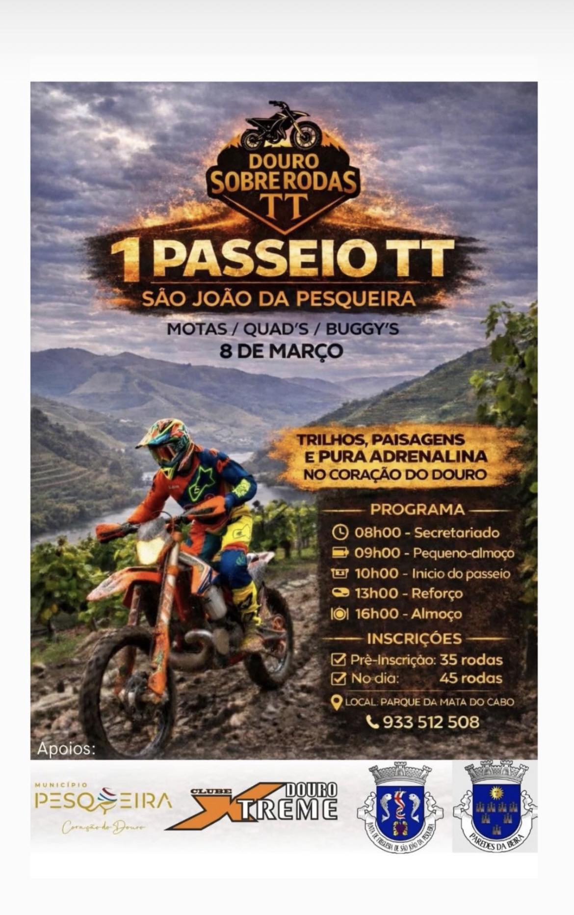 1º Passeio TT - Douro Sobre Rodas