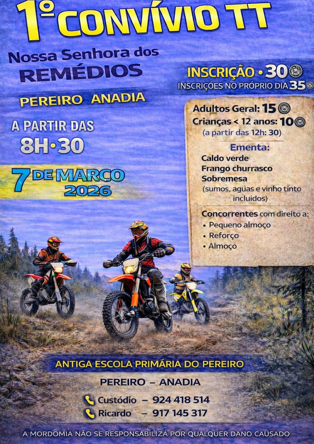 1º Convívio TT - Nossa Senhora dos Remédios