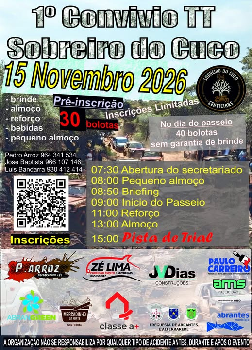 1º Convívio TT Sobreiro do Cuco