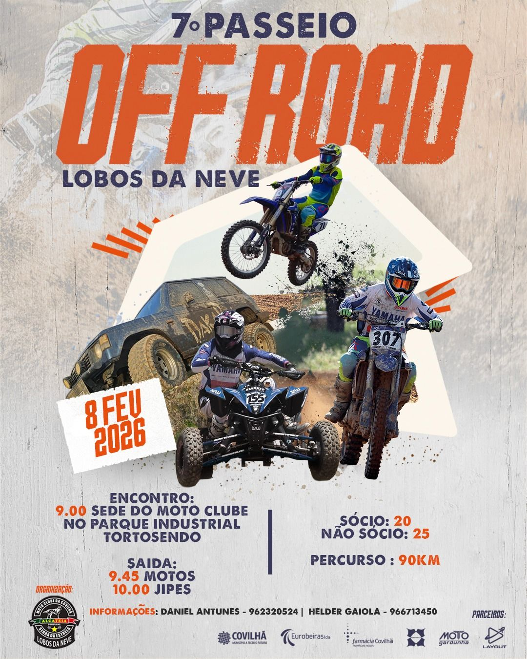 7.º PASSEIO OFF ROAD - LOBOS DA NEVE