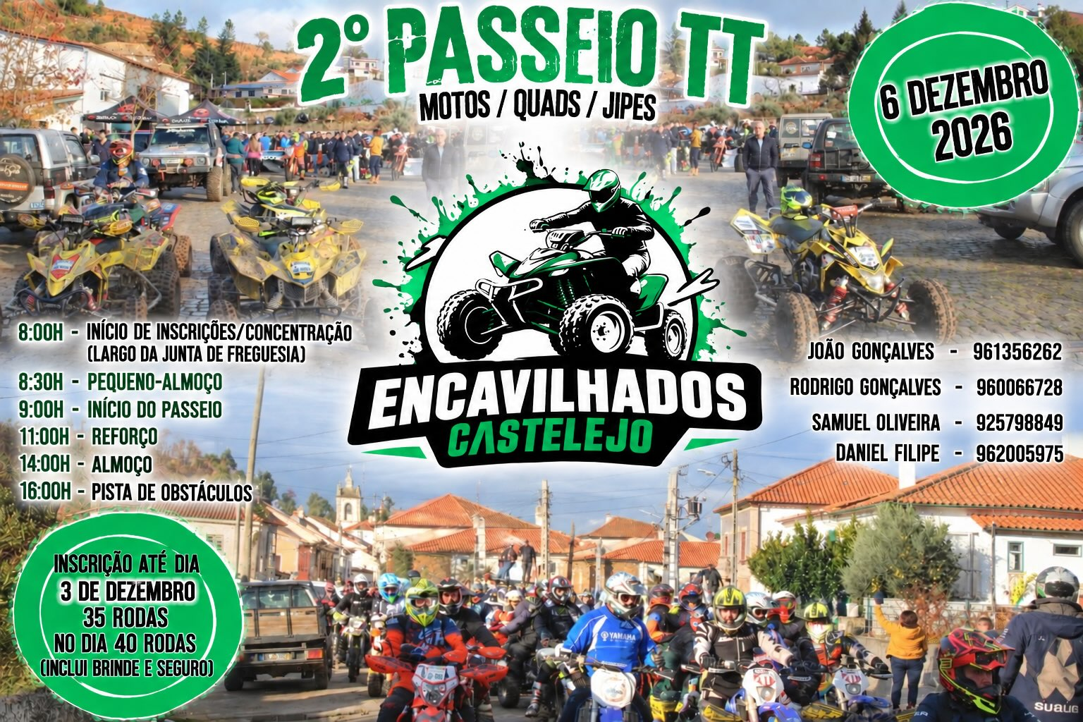 2º Passeio TT Motos / Quads / Jipes Ençavilhados Castelejo