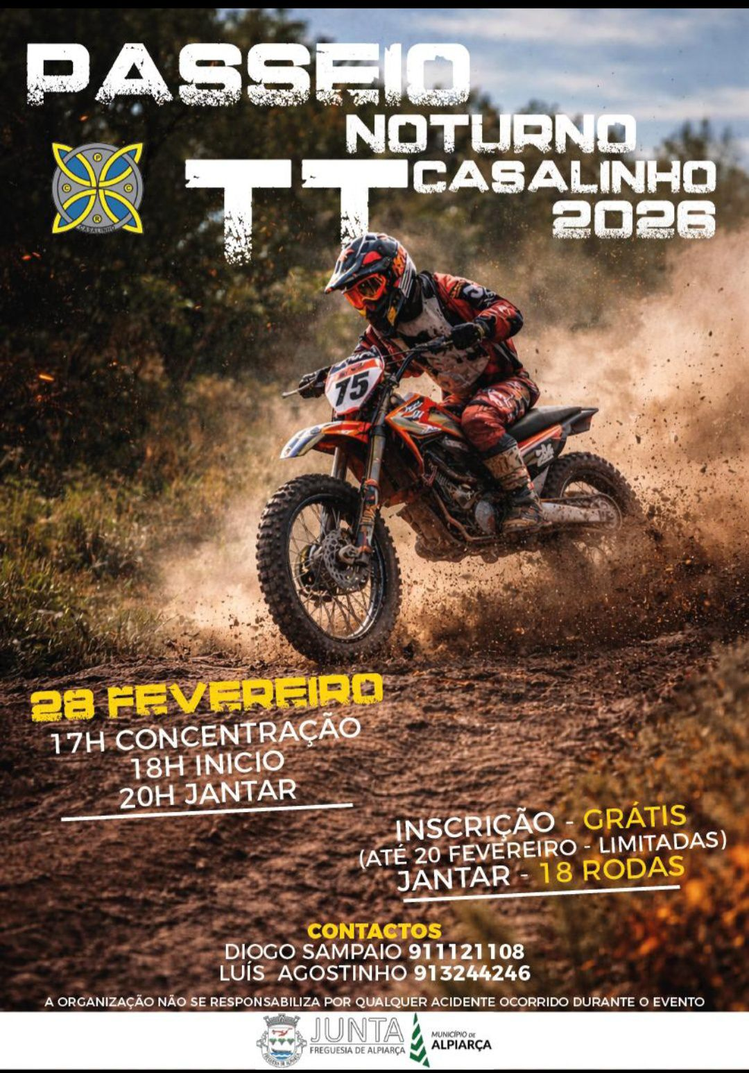 Passeio TT Noturno Casalinho 2026