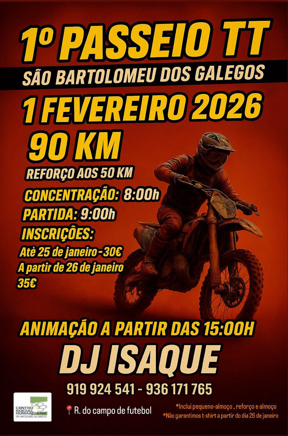 1º PASSEIO TT - São Bartolomeu dos Galegos