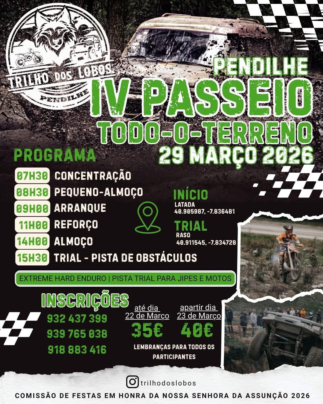 IV Passeio TT - Pendilhe