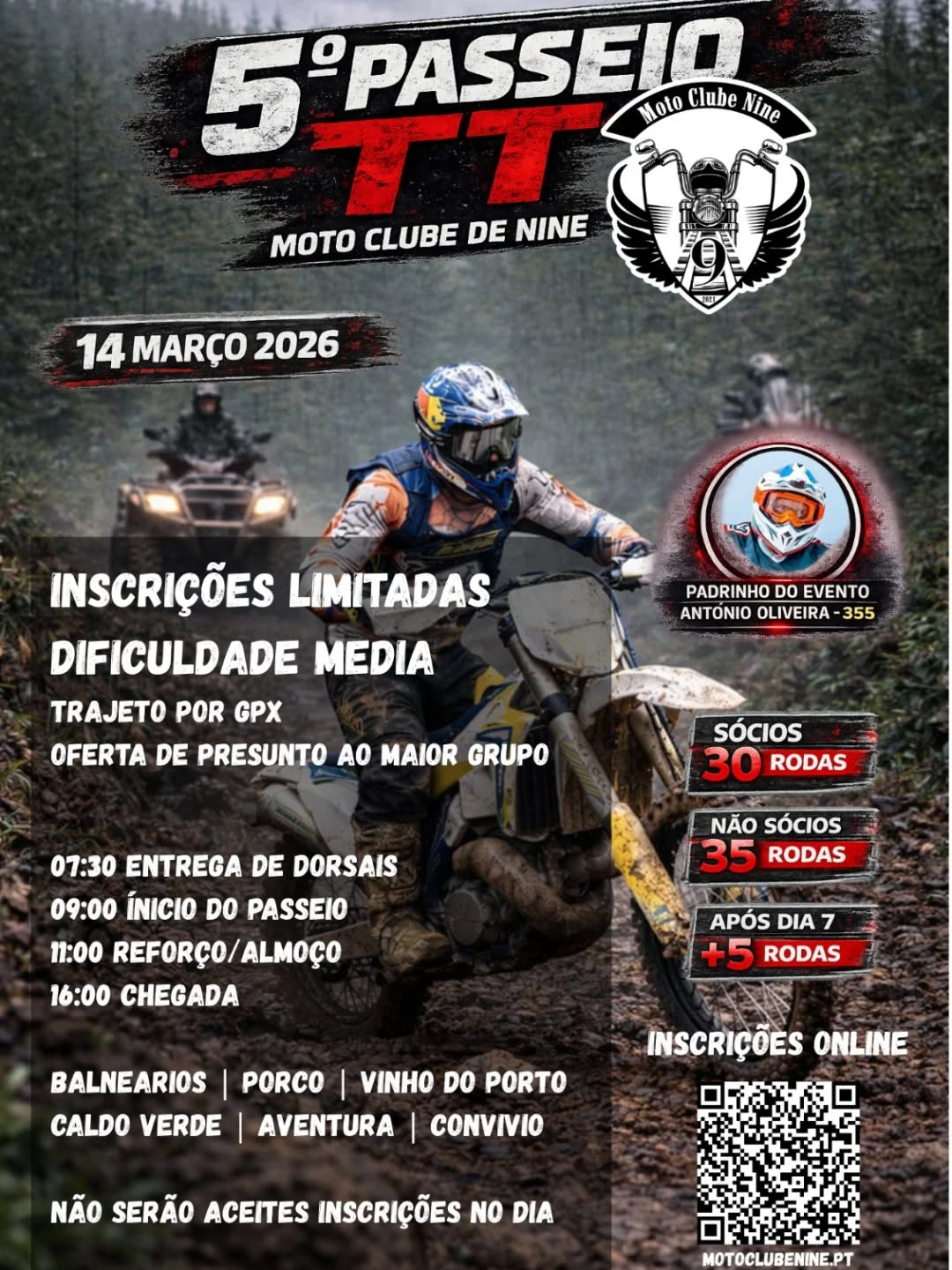 5º PASSEIO TT - Moto Clube de Nine
