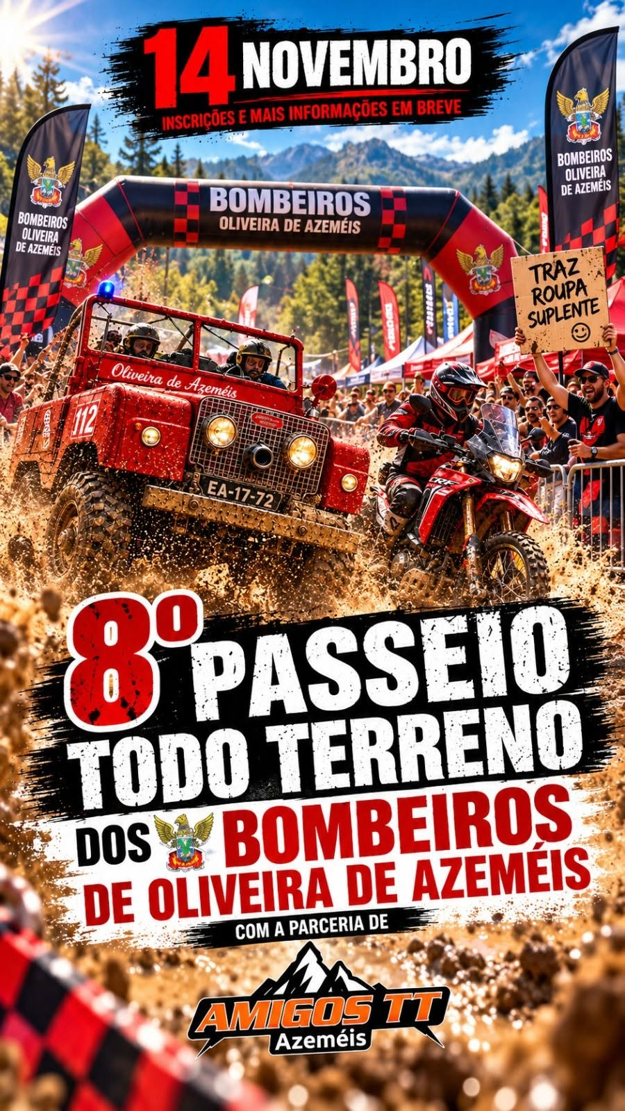 8º Passeio Todo Terreno dos Bombeiros de Oliveira de Azeméis