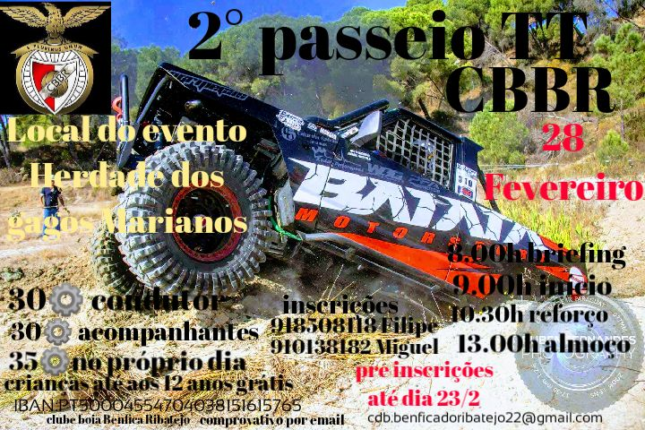 2º passeio TT CBBR
