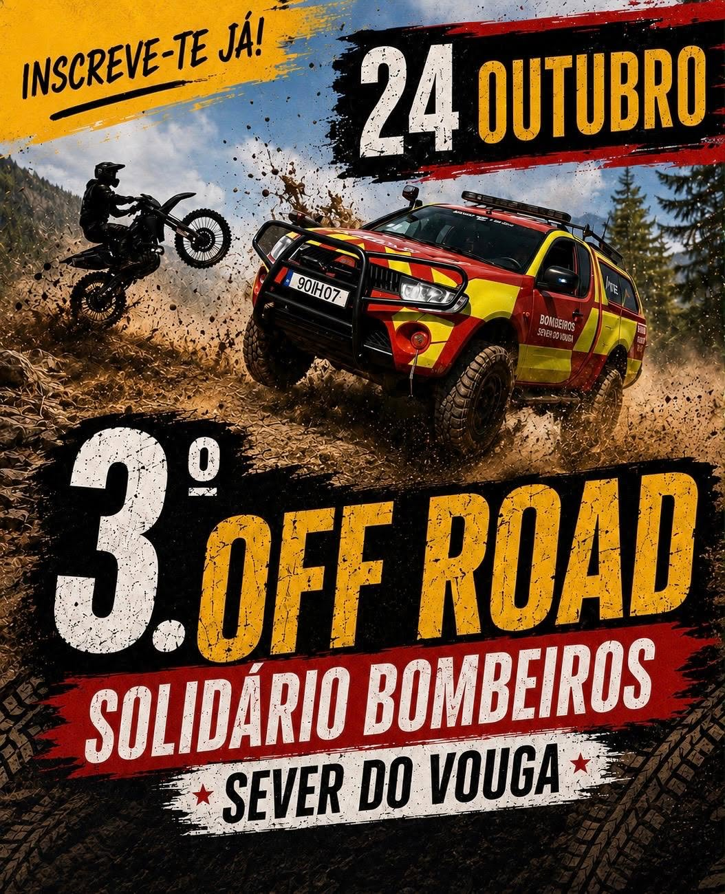 3º OFF ROAD Solidário Bombeiros Sever do Vouga