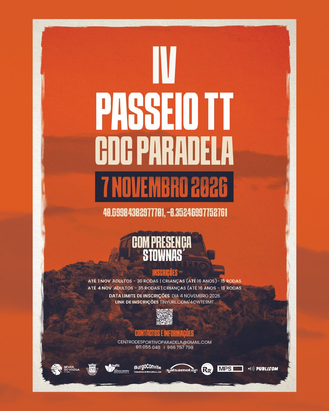 IV Passeio TT CDC Paradela