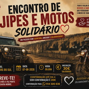 Encontro de Jipes e Motos Solidário